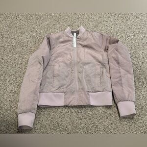 lululemon athletica Lavender Bomber Jacket